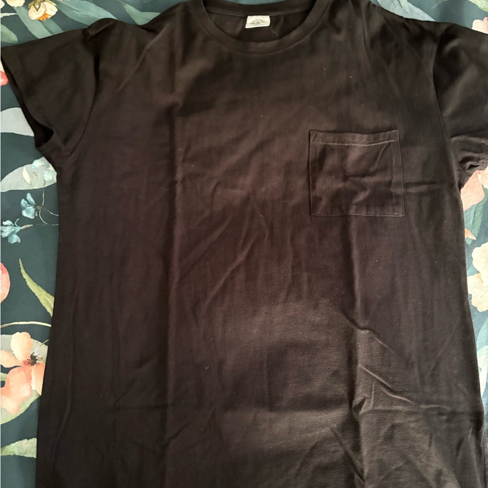 Elegant Black t shirt dress